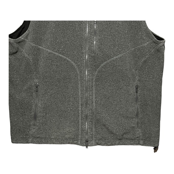 Eddie Bauer XXL Gray Fleece Vest Zip Front Sleeveless Jacket Outdoor Gorpcore - Picture 5 of 8